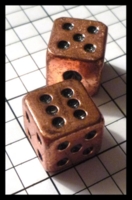 Dice : Dice - Metal Dice - Copper Eastern Style - Jeff Brown and Family Gift Feb 2011